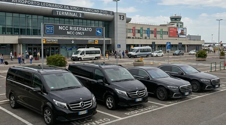 NCC da/per Aeroporti Roma
